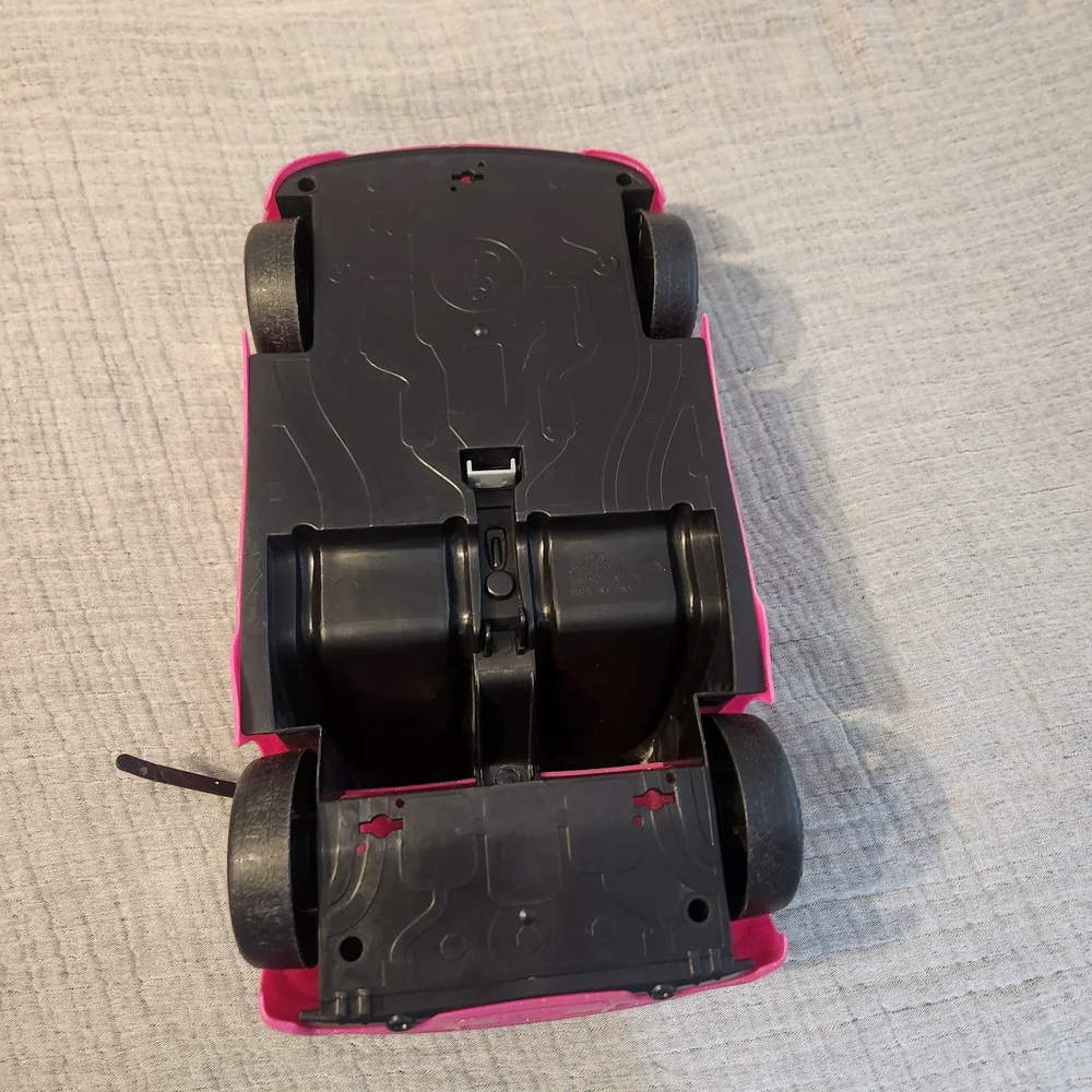 BARBIE Glam Pink Convertible 2 Seater Doll Car Seat Beltk Convertible Toy Car